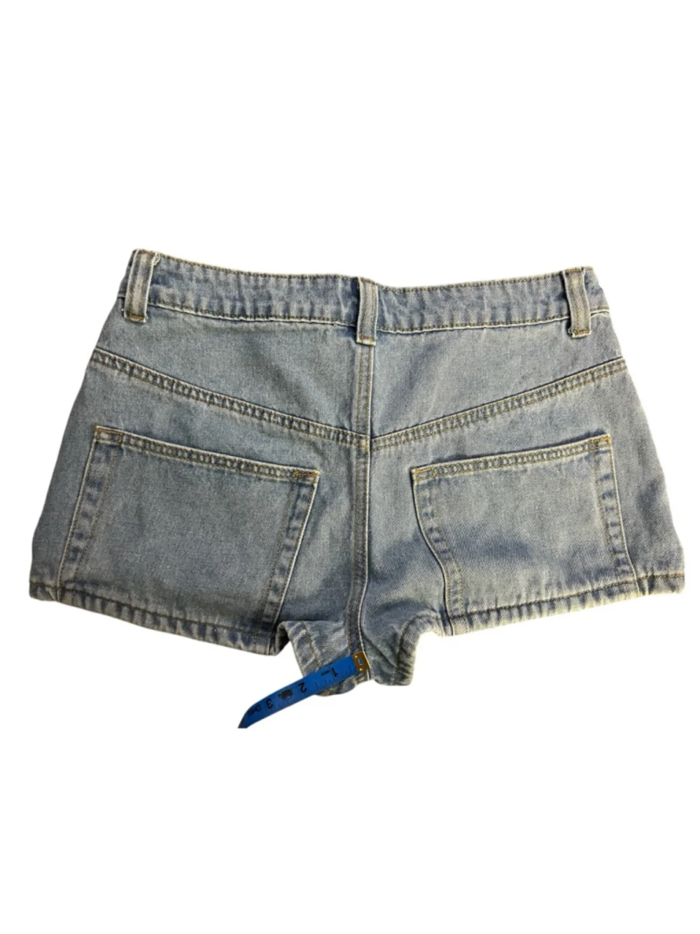 edikted Blue Denim Jean Skirt Shorts M - Picture 5 of 5